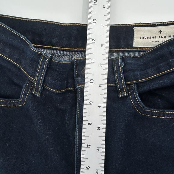 Imogene And Willie Josette Jeans Dark Wash Womens Size Waist 31" Inseam 27" USA - Picture 5 of 15